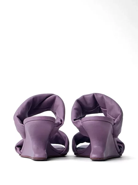 Sandale Rick Owens cu pană drapate violet