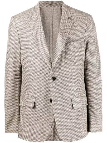 Jednořadé sako Ferragamo hnědé