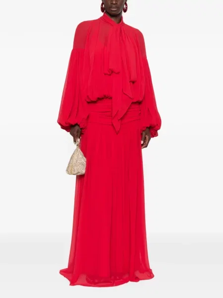 Rochie maxi De La Vali roșu