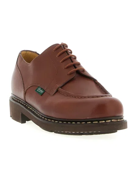 Derby Paraboot skórzany brązowy