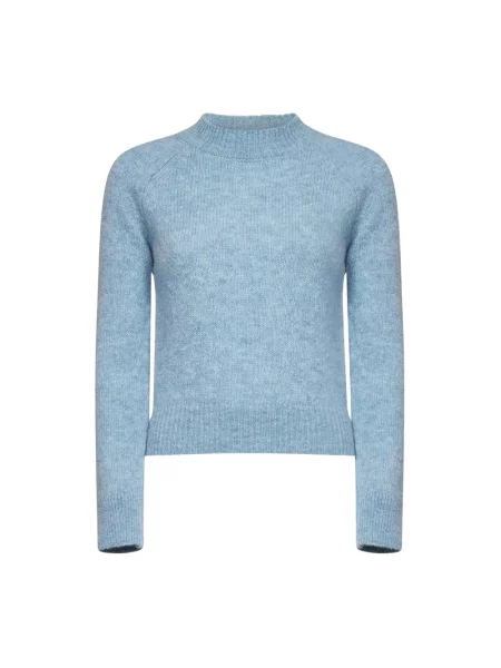 Sweter Dries Van Noten wełniany niebieski