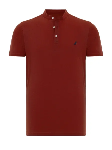 Moxx Paris Tricou bleumarin / roșu bordeaux alb