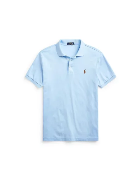 Koszulka polo Polo Ralph Lauren z logo niebieska