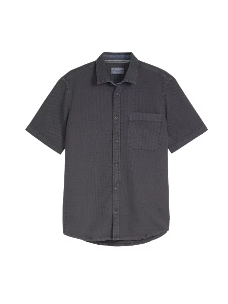 TOM TAILOR Cămașă închis gri