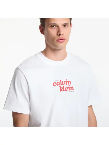 Majica Calvin Klein Jeans bela