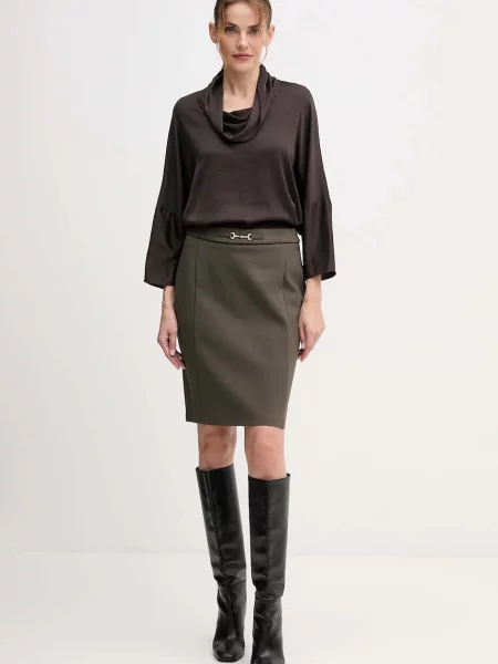 Блузка Joseph Ribkoff однотонна коричневий