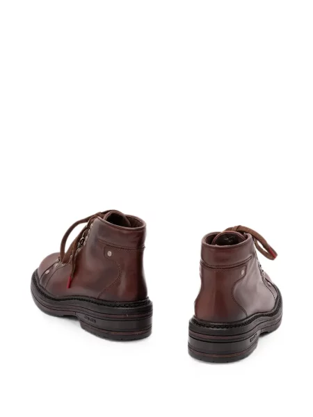 Botine Miu Miu din piele maro
