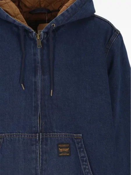 Geacă de blugi Levi's® cu glugă albastru