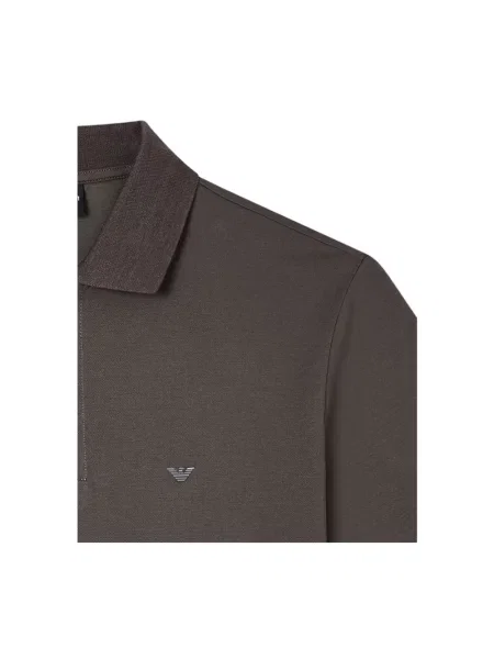 Koszulka polo Emporio Armani szara