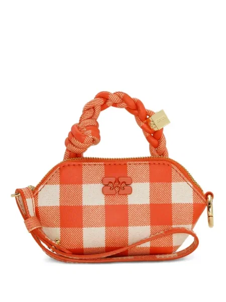 Чанта Ganni оранжево