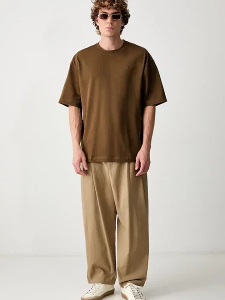 Lacoste tricou oversized din pentru bărbați