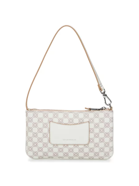 Kabelka Emporio Armani béžová