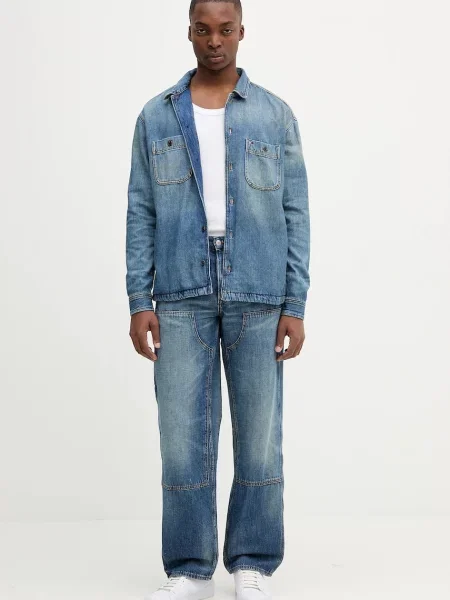 Kavbojke Tommy Jeans modra