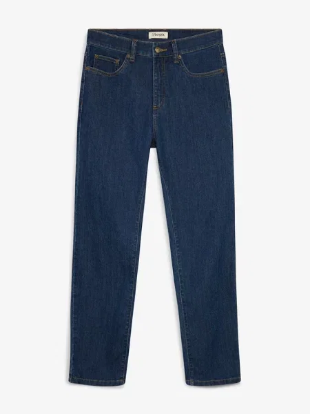 Jeansy classic fit straight niebieskie