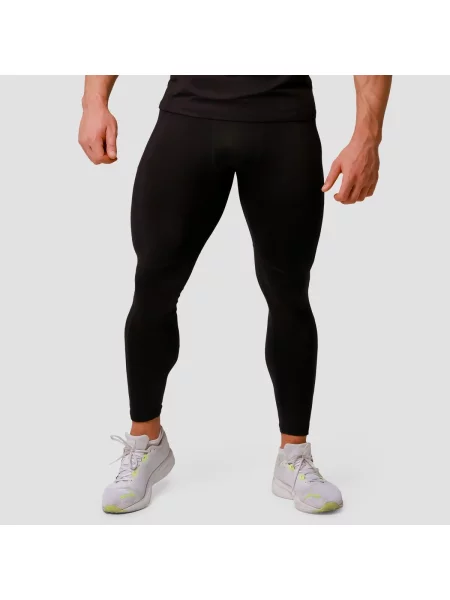 Legginsy do biegania slim Pulse czarne