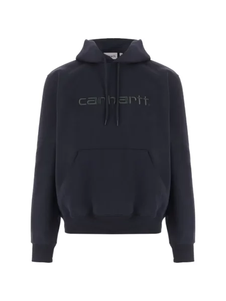 Hanorac cu glugă Carhartt Wip cu glugă negru