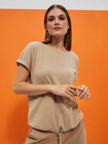 Tricou Marisse bej
