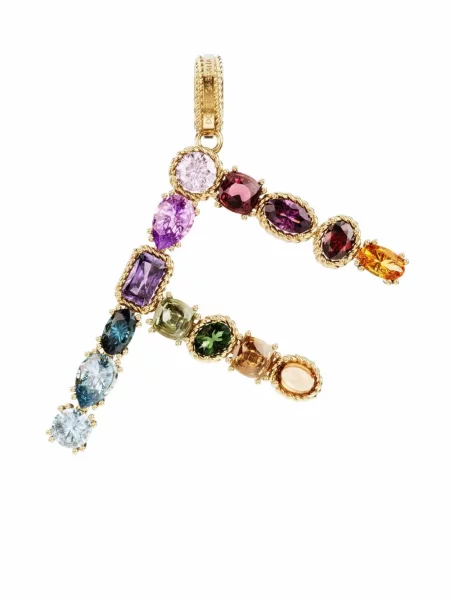 Pandantiv Dolce & Gabbana Rainbow cu strasuri galben