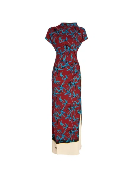 Rochie Proenza Schouler cu imagine stretch roșu