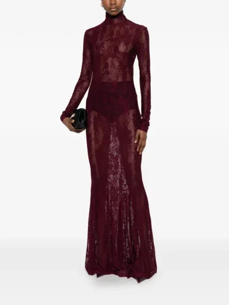 Rochie maxi Norma Kamali violet