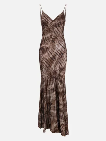 Платье Elisabetta Franchi коричневое