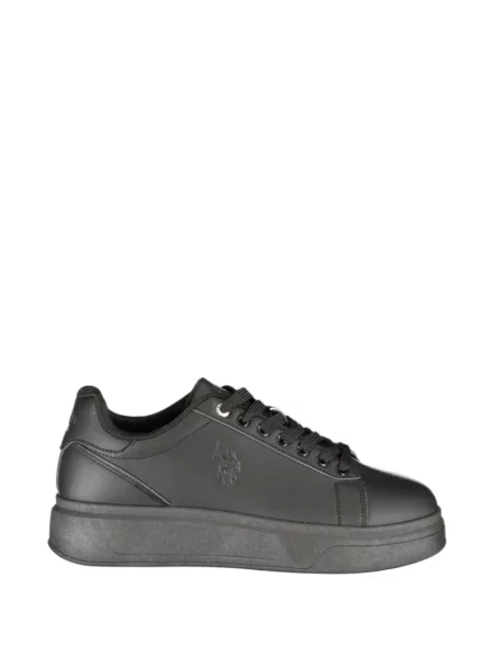 Sneakerși U.s. Polo Assn. cu platformă cu autograf negru