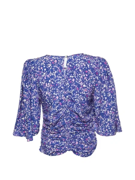 Bluză Isabel Marant cu imagine albastru