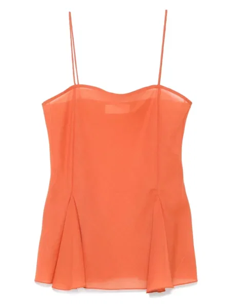 Top Racil de lână portocaliu