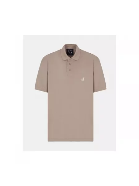 ARMANI EXCHANGE Tričko tmavě béžová