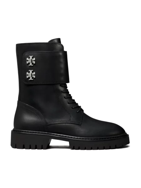 Botki Tory Burch skórzane czarne