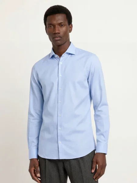 Paul Košile Shaped Fit tmavě modrá