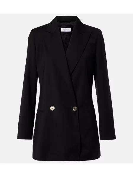 Sacou Max Mara de lână negru