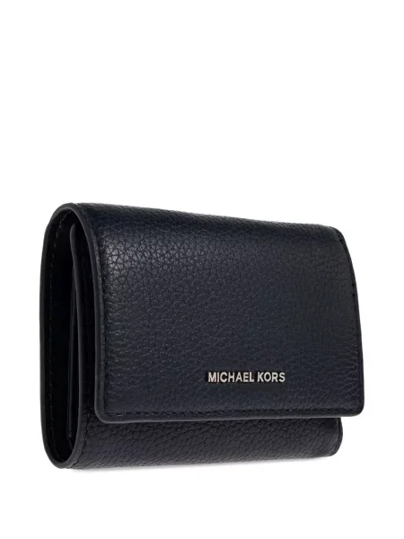Portofel Michael Michael Kors din piele cu imagine negru