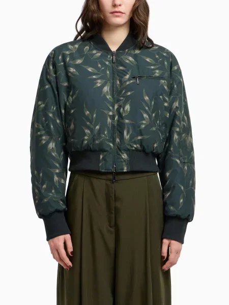 Бомбер Emporio Armani зелений