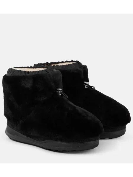 Cizme scurte Bogner din piele negru