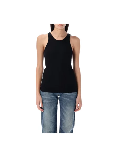 Top Eterne na ramiączkach czarny