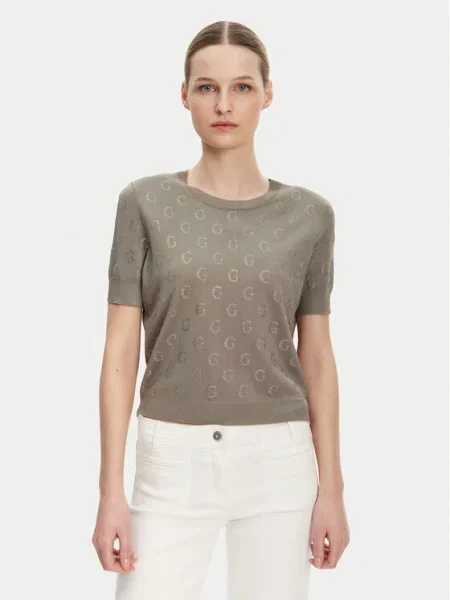 Тениска Guess JASMINE дамска зелено