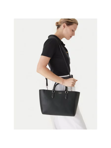 Lacoste Torebki Kobieta ONE SIZE Elysees Lucky Bag Skórzana Torebka czarny