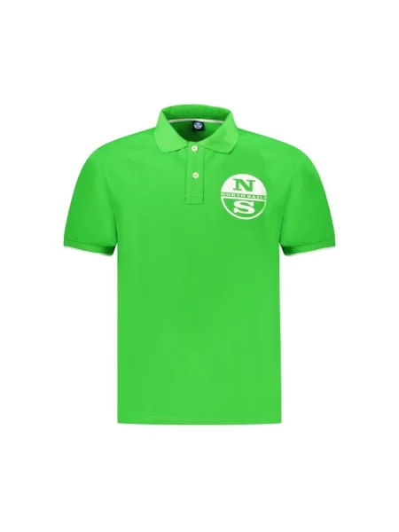 Koszulka polo North Sails z krótkim rękawem zielona