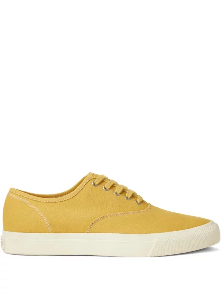 Fűzős csipkés sneaker Ralph Lauren Rrl sárga