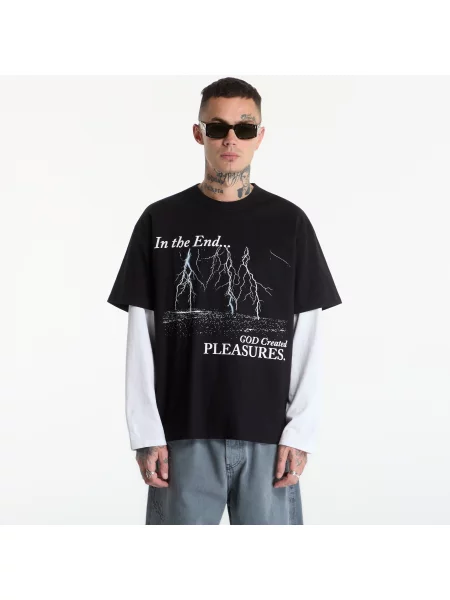 Tricou PLEASURES End Times T-Shirt Black XL negru
