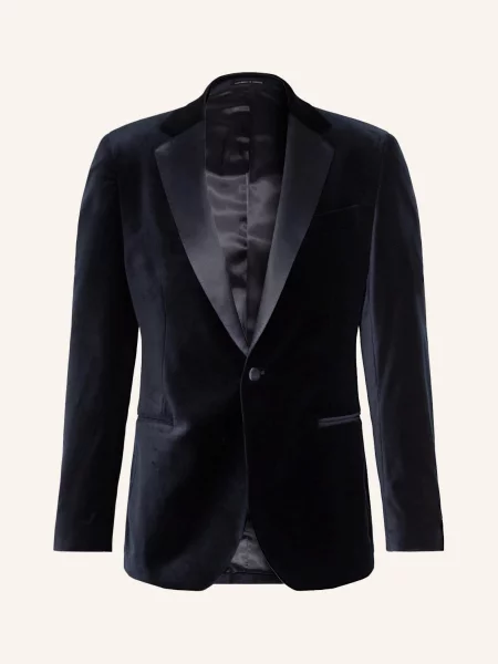 Reiss Smokingové Sako Ace Regular Fit Ze Sametu tmavě modrá