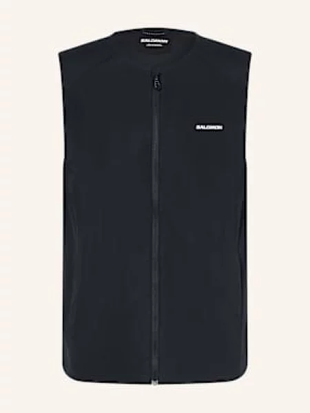 Běžecká vesta Salomon Mountain Flex Hybrid deep black černá