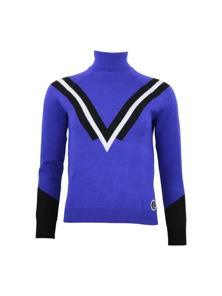 Sweter z golfem Peak Mountain Adonie niebieski