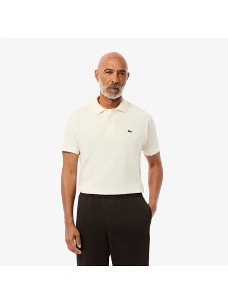 Поло Lacoste бежевое