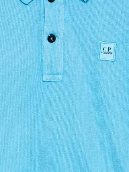 Koszulka polo dziecięca C.p. Company niebieska