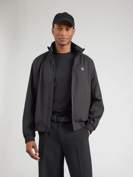 Calvin Klein Jeans Prechodná bunda čierna
