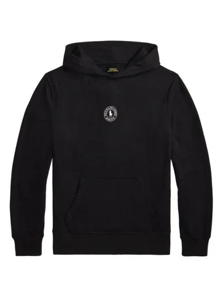 Geacă Polo Ralph Lauren cu glugă negru