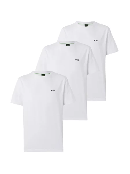 BOSS Tricou negru alb