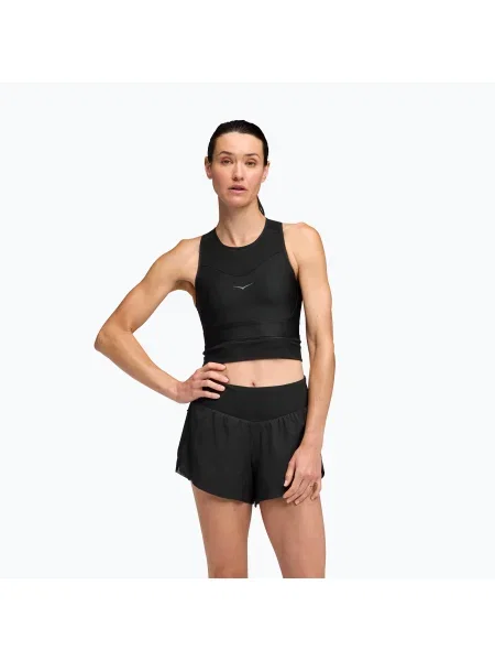 Спортен сутиен HOKA Race Day black/black черно